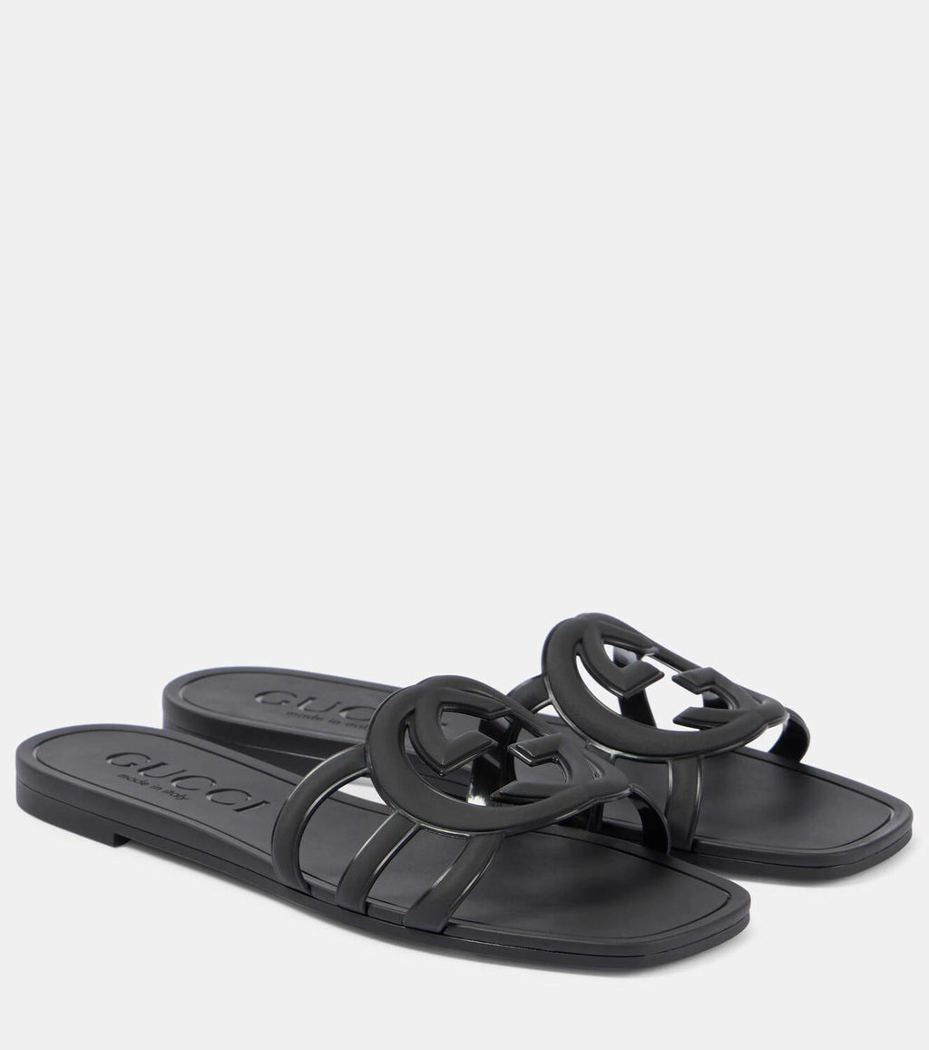 Gucci Interlocking G rubber slide