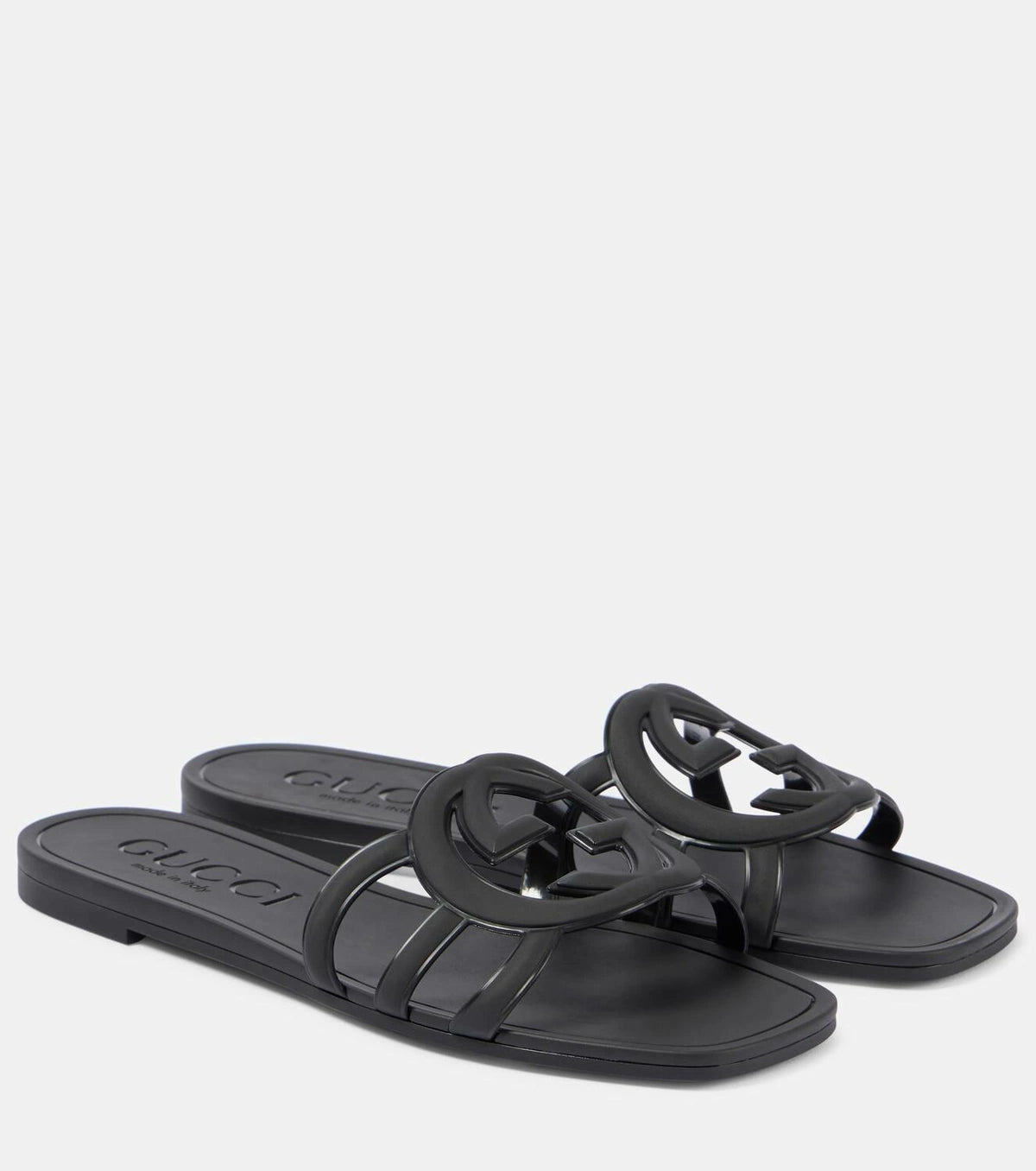 Gucci Interlocking G rubber slide