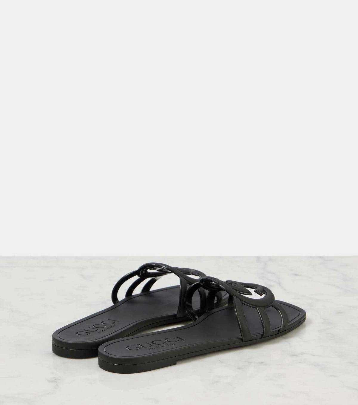 Gucci Interlocking G rubber slide
