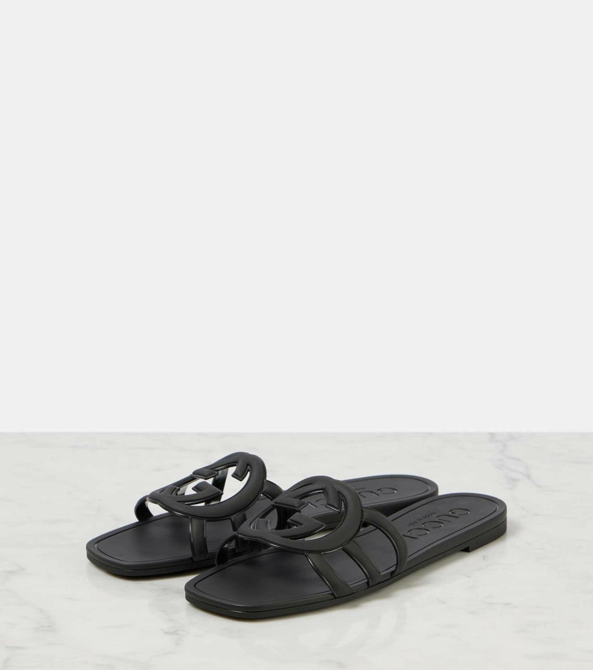 Gucci Interlocking G rubber slide