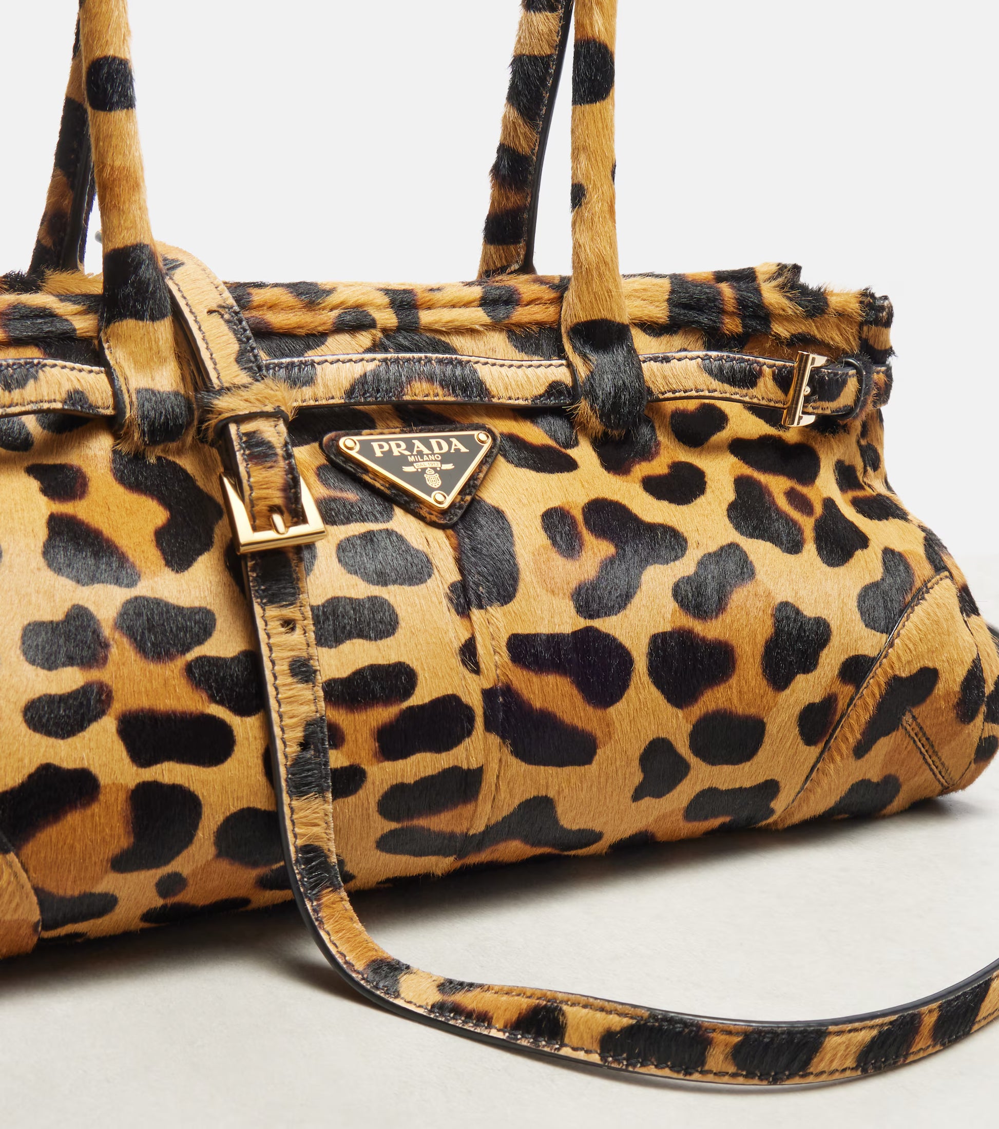 Prada Bonnie Medium calf hair shoulder bag