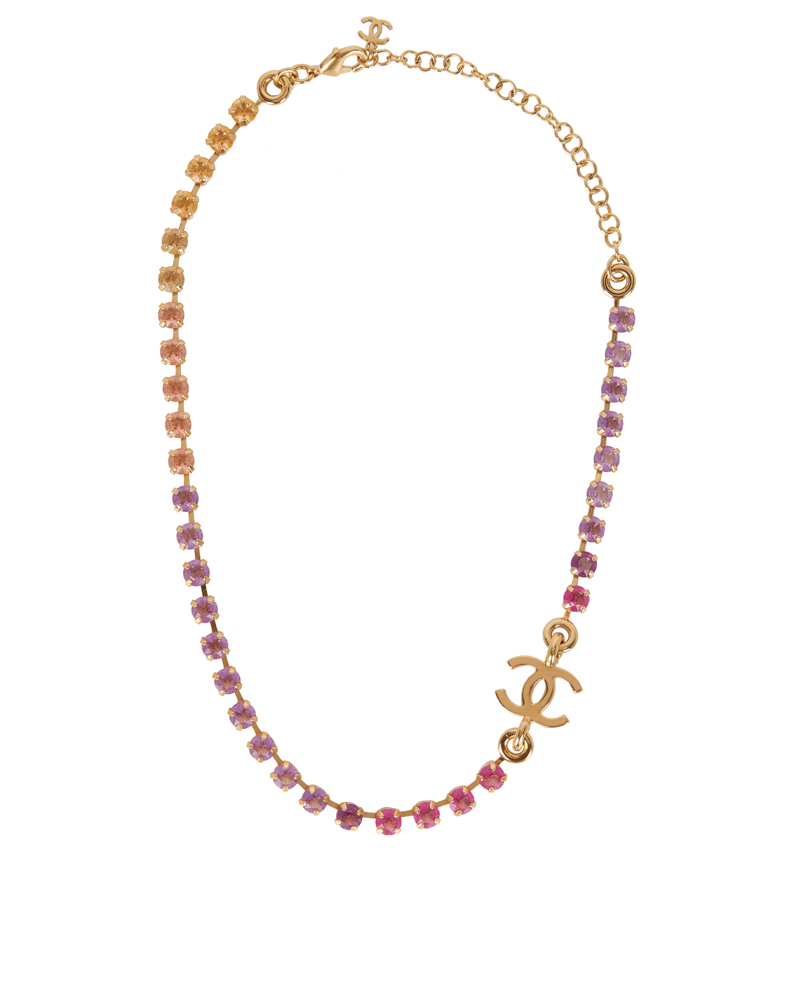 Chanel CC Rainbow Necklace