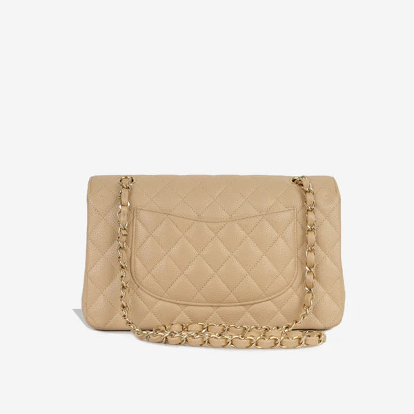 Cream Classic Flap Bag