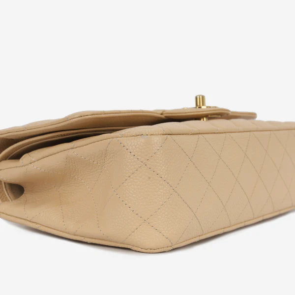 Cream Classic Flap Bag