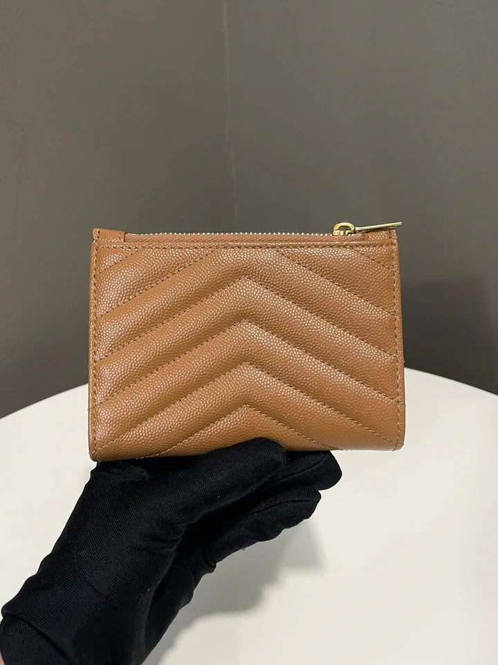 Saint Laurent Cassandre Zip Card Holder