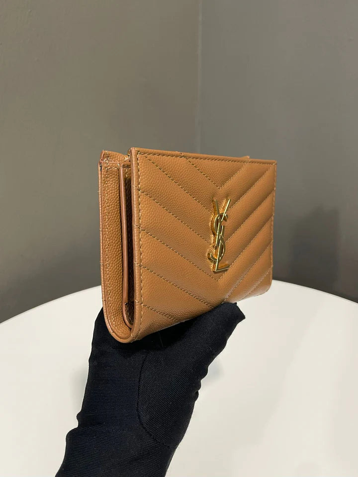 Saint Laurent Cassandre Zip Card Holder