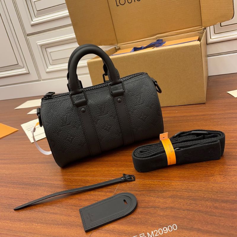 Louis Vuitton Keepall Bandouliere 25 Black Taurillon Bag
