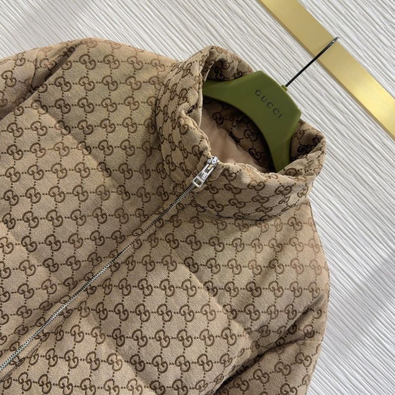 Gucci Canvas Bomber Padded Jacket