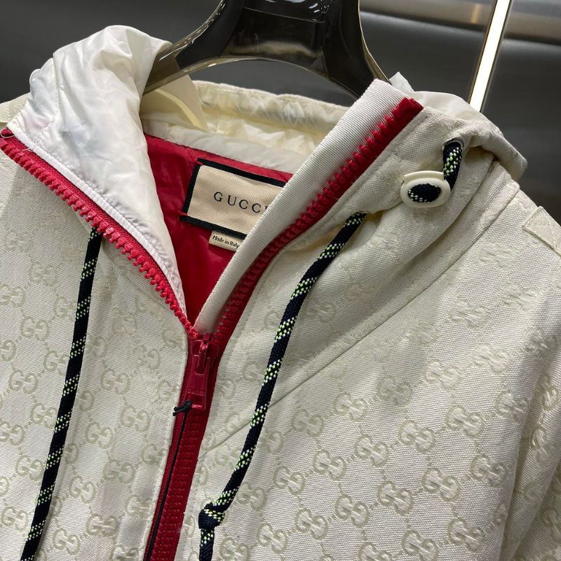 Gucci GG Cotton Canvas Puffer Jacket