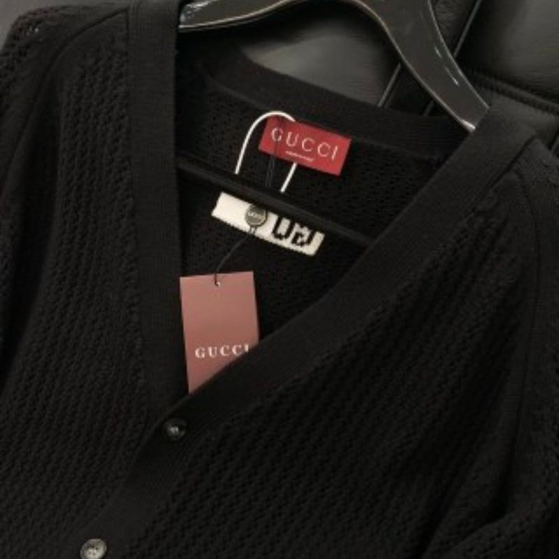 Gucci Cashmere Rib Knit Sweatshirt