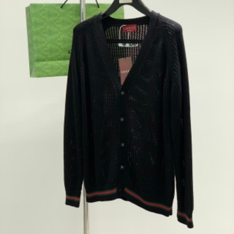 Gucci Cashmere Rib Knit Sweatshirt