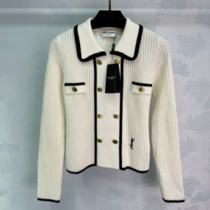 YSL Contrast Long Sleeved Sweatshirt