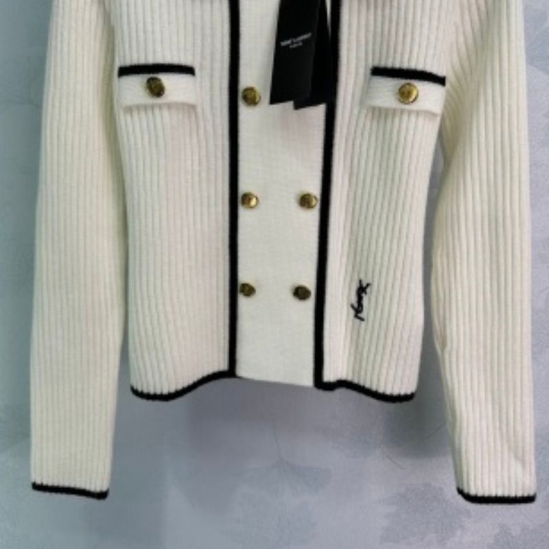 YSL Contrast Long Sleeved Sweatshirt