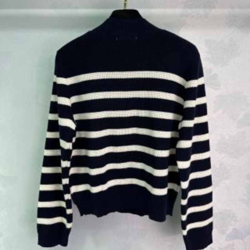 YSL Striped Wool Sweatshirt