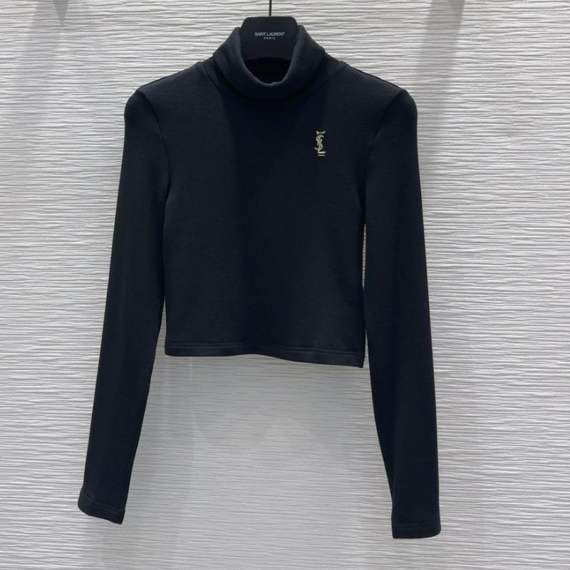 Saint Laurent High Collar Sweatshirt