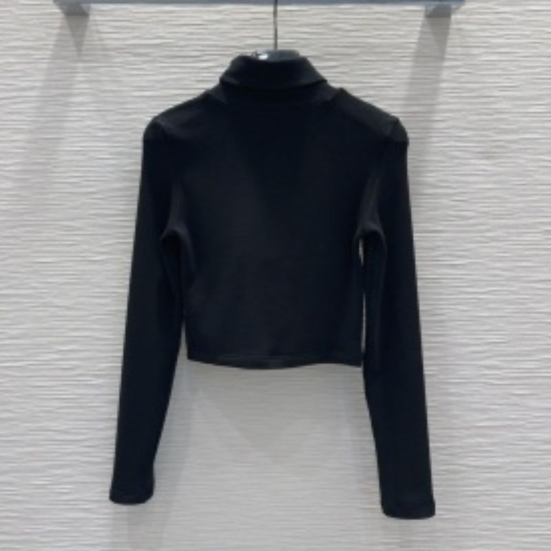 Saint Laurent High Collar Sweatshirt
