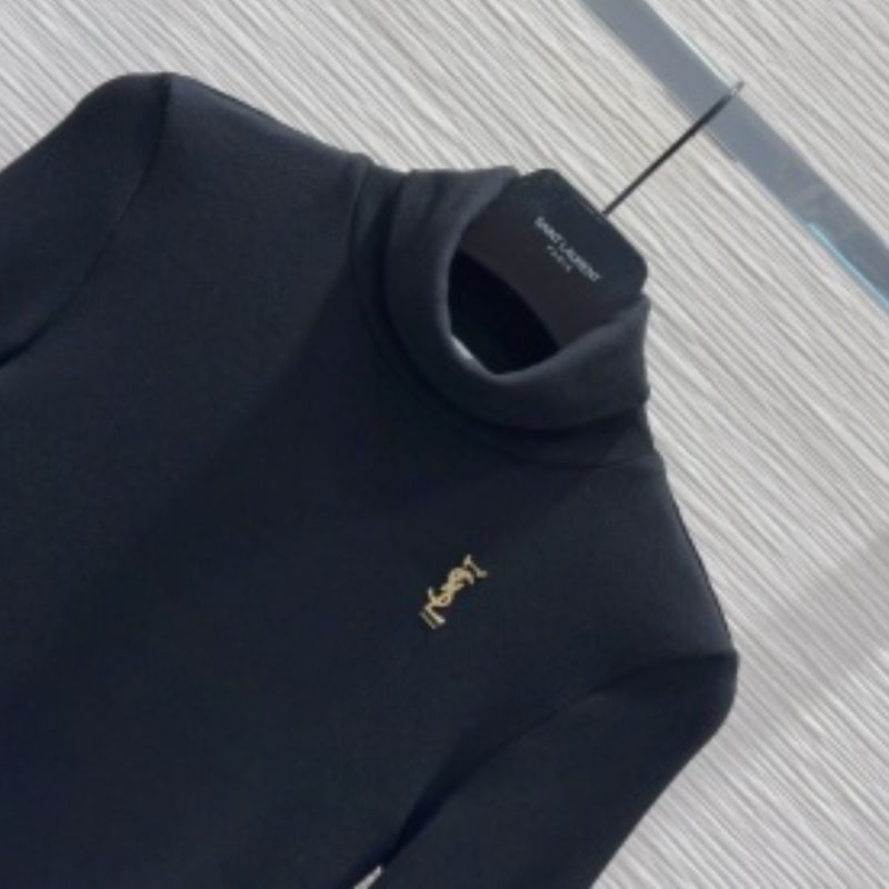 Saint Laurent High Collar Sweatshirt