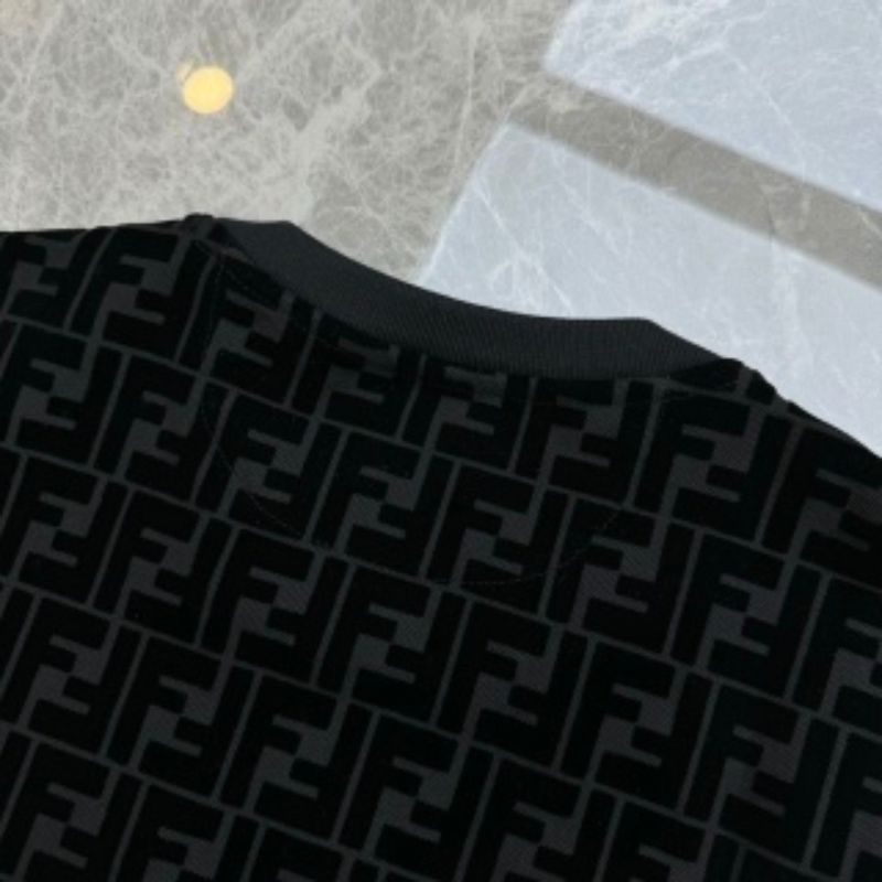 Fendi Full Jacquard Logo Sweatshirt