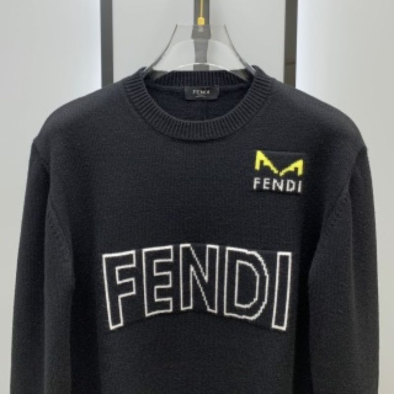 Fendi Color Matching Pattern Sweatshirt
