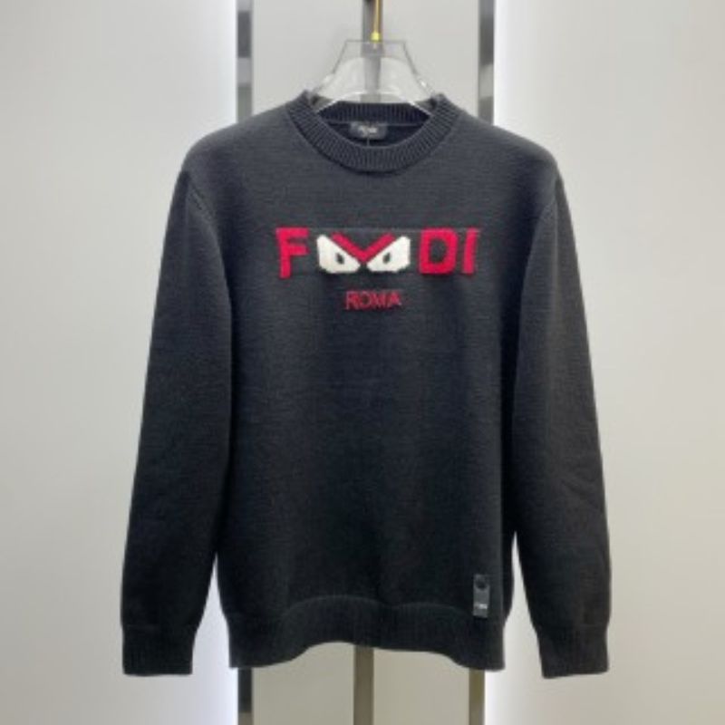 Fendi Eyes Letter Pattern Sweatshirt