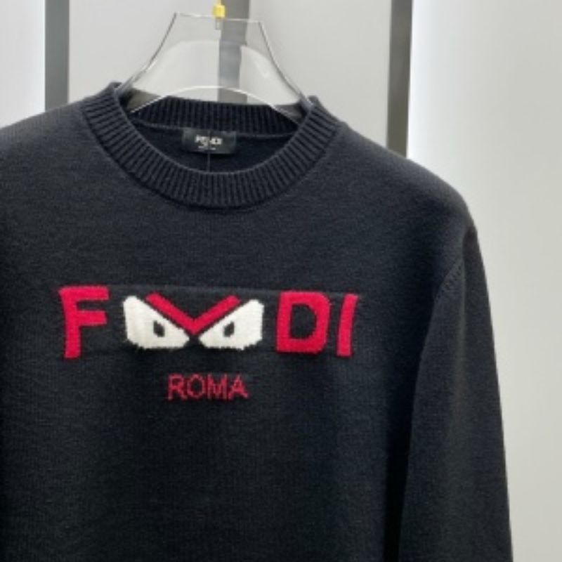 Fendi Eyes Letter Pattern Sweatshirt
