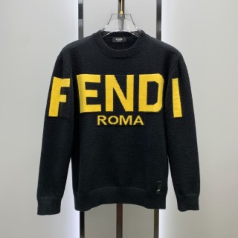 Fendi Winter Letter Pattern Sweatshirt