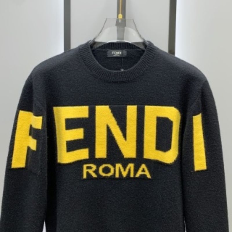 Fendi Winter Letter Pattern Sweatshirt