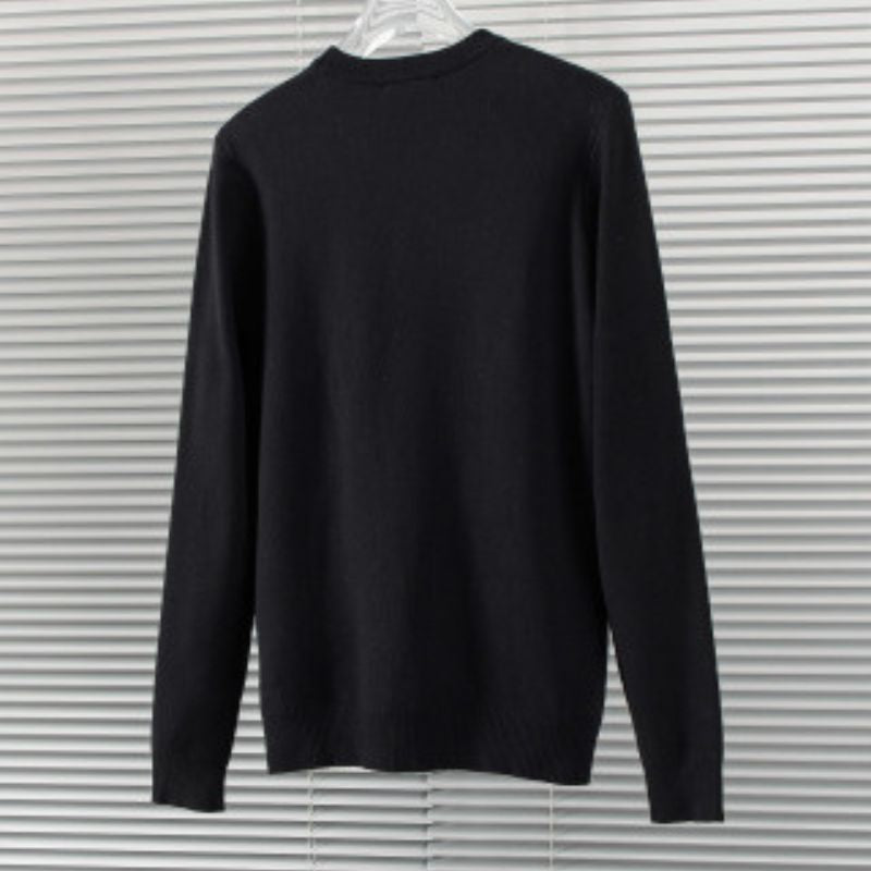 Prada Soft Wool Round-Neck Sweatshirt