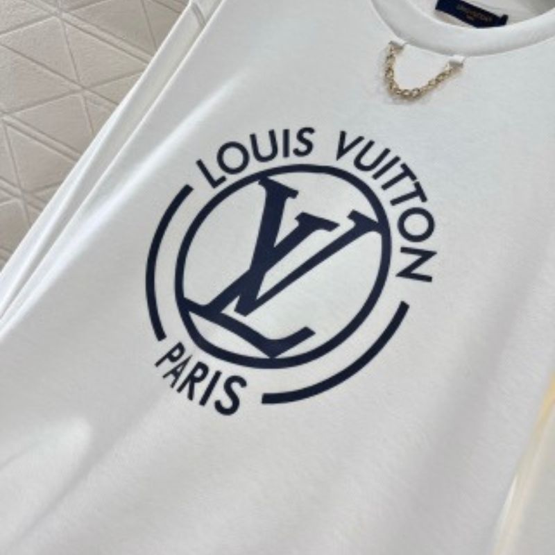 LV Chain Print Logo Sweatshirt