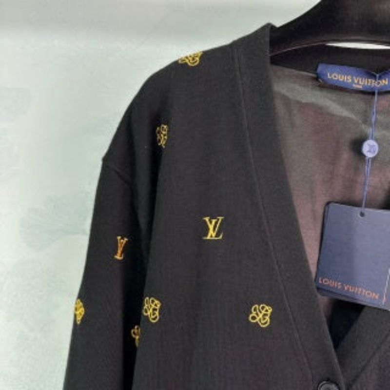 LV New Knitted Cardigan Sweatshirt