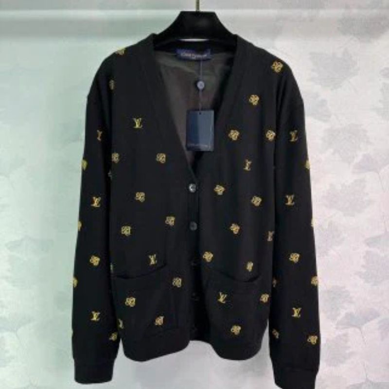 LV New Knitted Cardigan Sweatshirt
