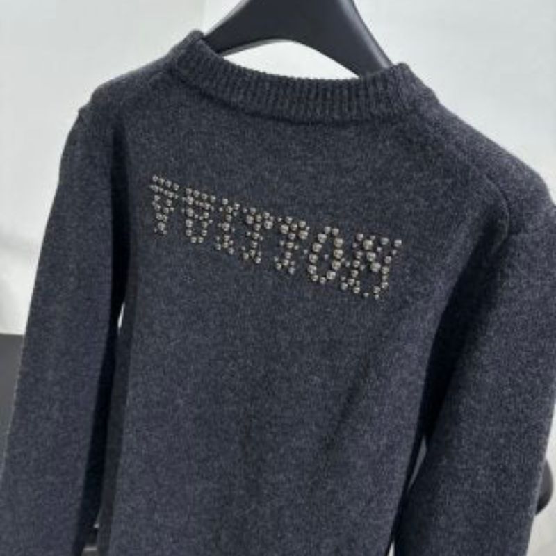 LV Round Neck Sweatshirt Marque