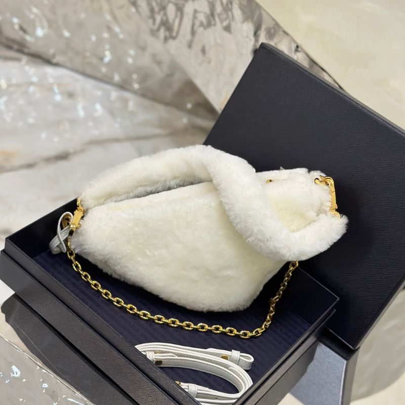 Prada Re-Edition Shearling Mini-Bag