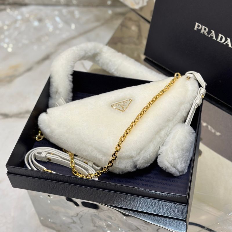 Prada Re-Edition Shearling Mini-Bag