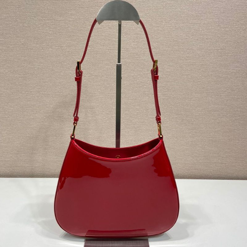 Prada Cleo Brushed Leather Shoulder Bag