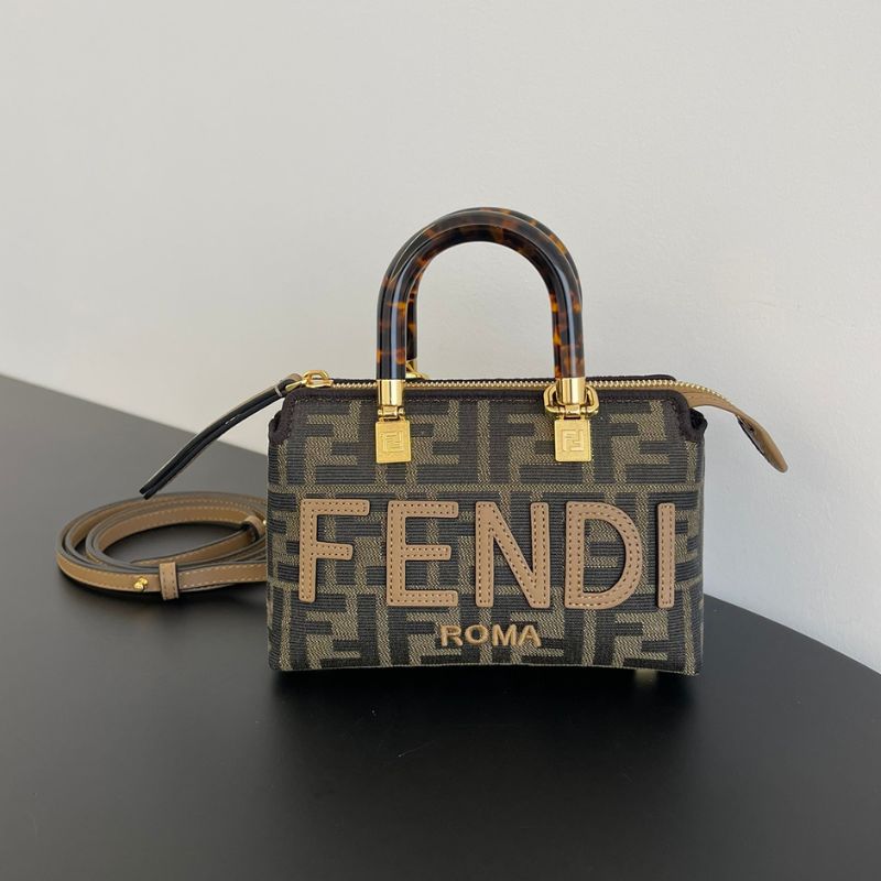 Fendi Brown Leather Shoulder Bag