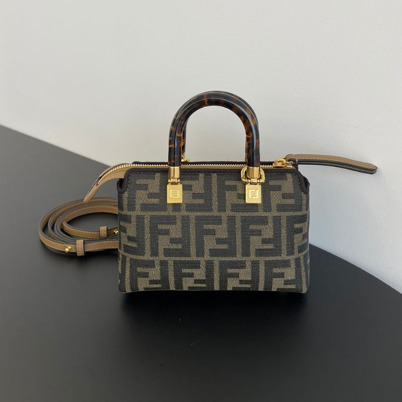 Fendi Brown Leather Shoulder Bag