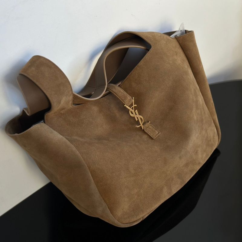 YSL Bea Suede Tote Bag