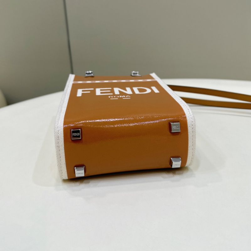 Fendi Sunshine Brown Tote Bag