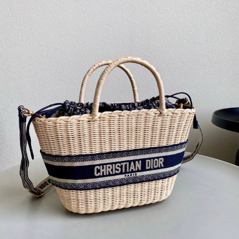 Dior Wicker Basket Oblique Bag
