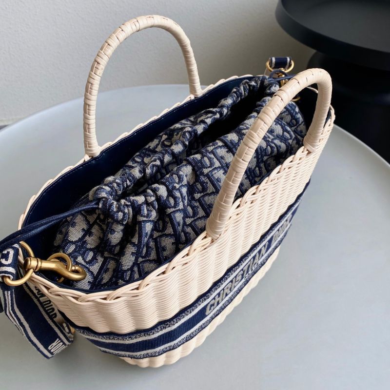 Dior Wicker Basket Oblique Bag