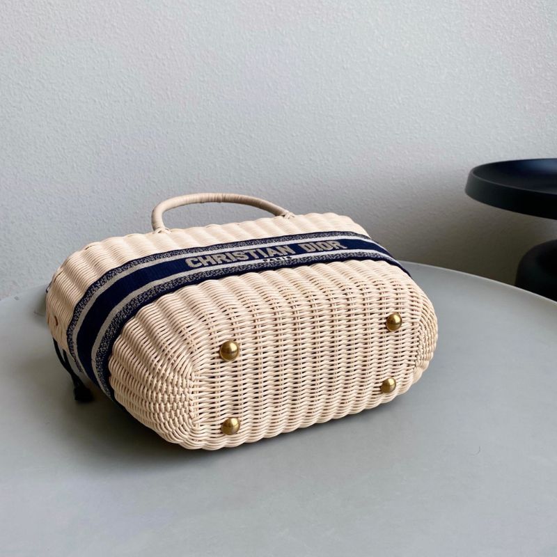 Dior Wicker Basket Oblique Bag