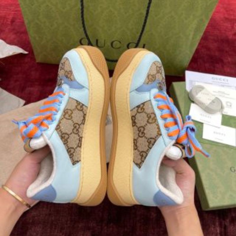 Gucci Thick-Soled Dirty Sneakers