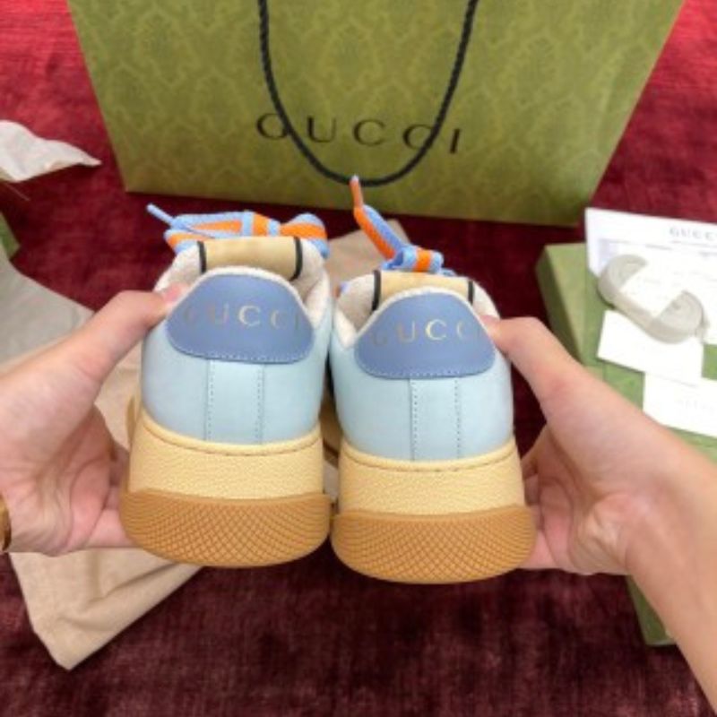 Gucci Thick-Soled Dirty Sneakers