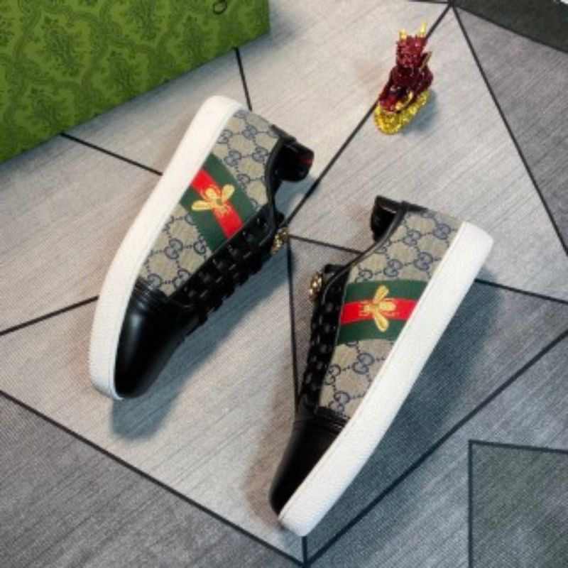 Gucci Classic Bee-Stripe Sneakers