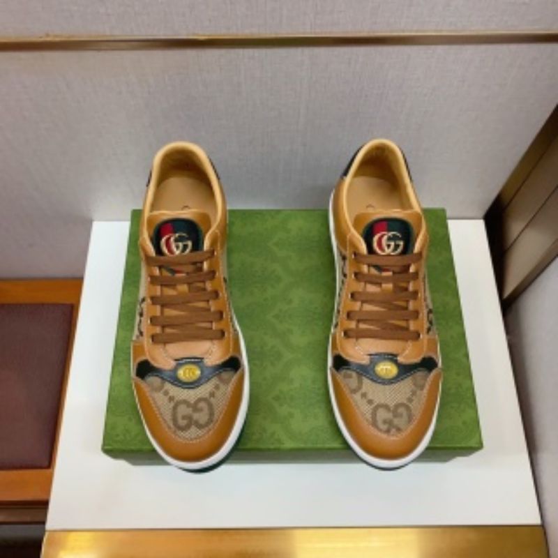 GG TRAINER CARAMEL CALFSKIN