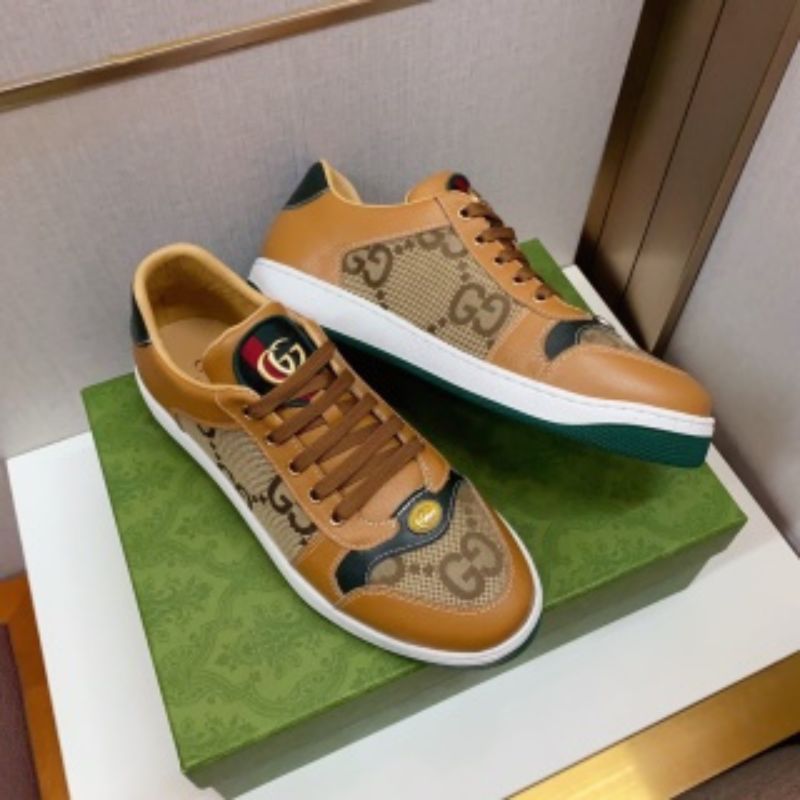 GG TRAINER CARAMEL CALFSKIN