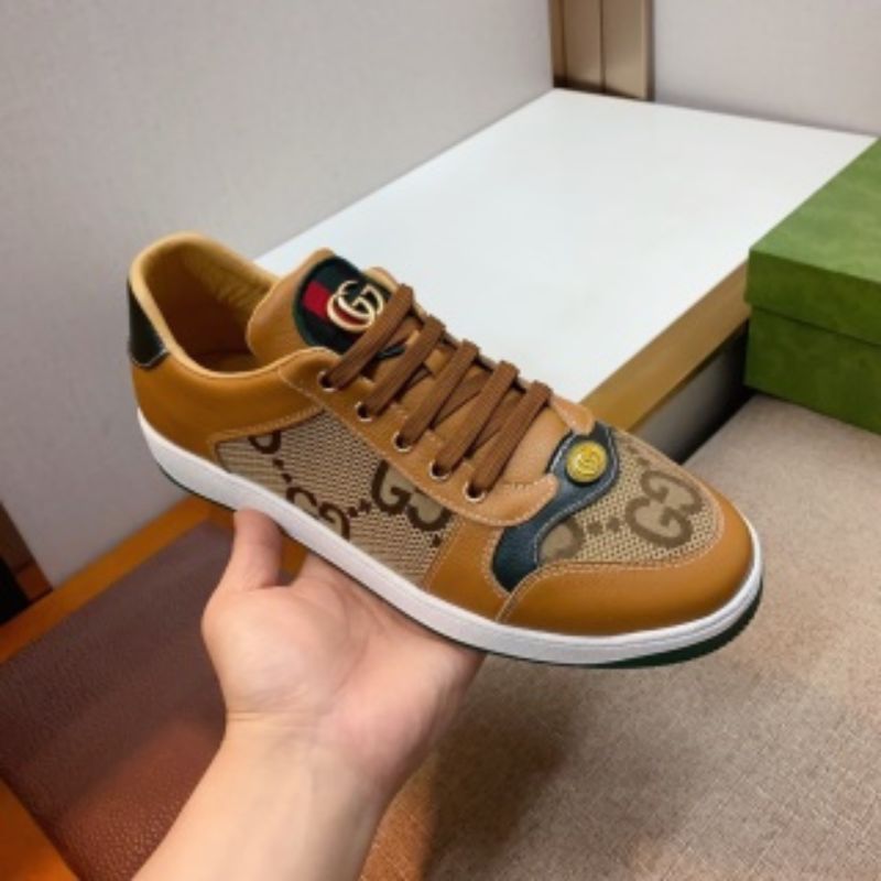 GG TRAINER CARAMEL CALFSKIN