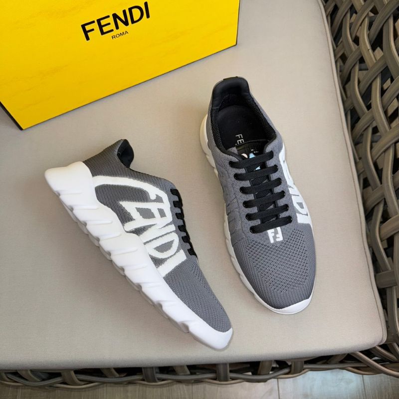 Fendi Mesh Trainer Black Shoes