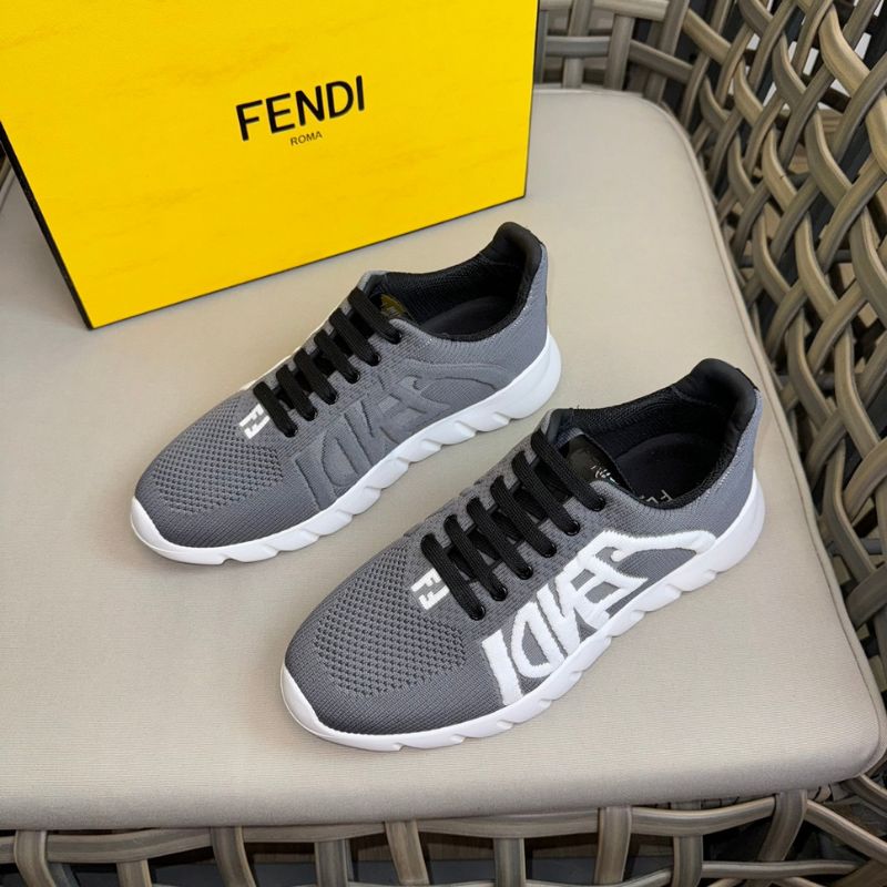 Fendi Mesh Trainer Black Shoes